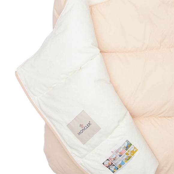 MONCLER NYLON QUILTED DOWN BABY SLEEPING BAG - Picture 4 of 4